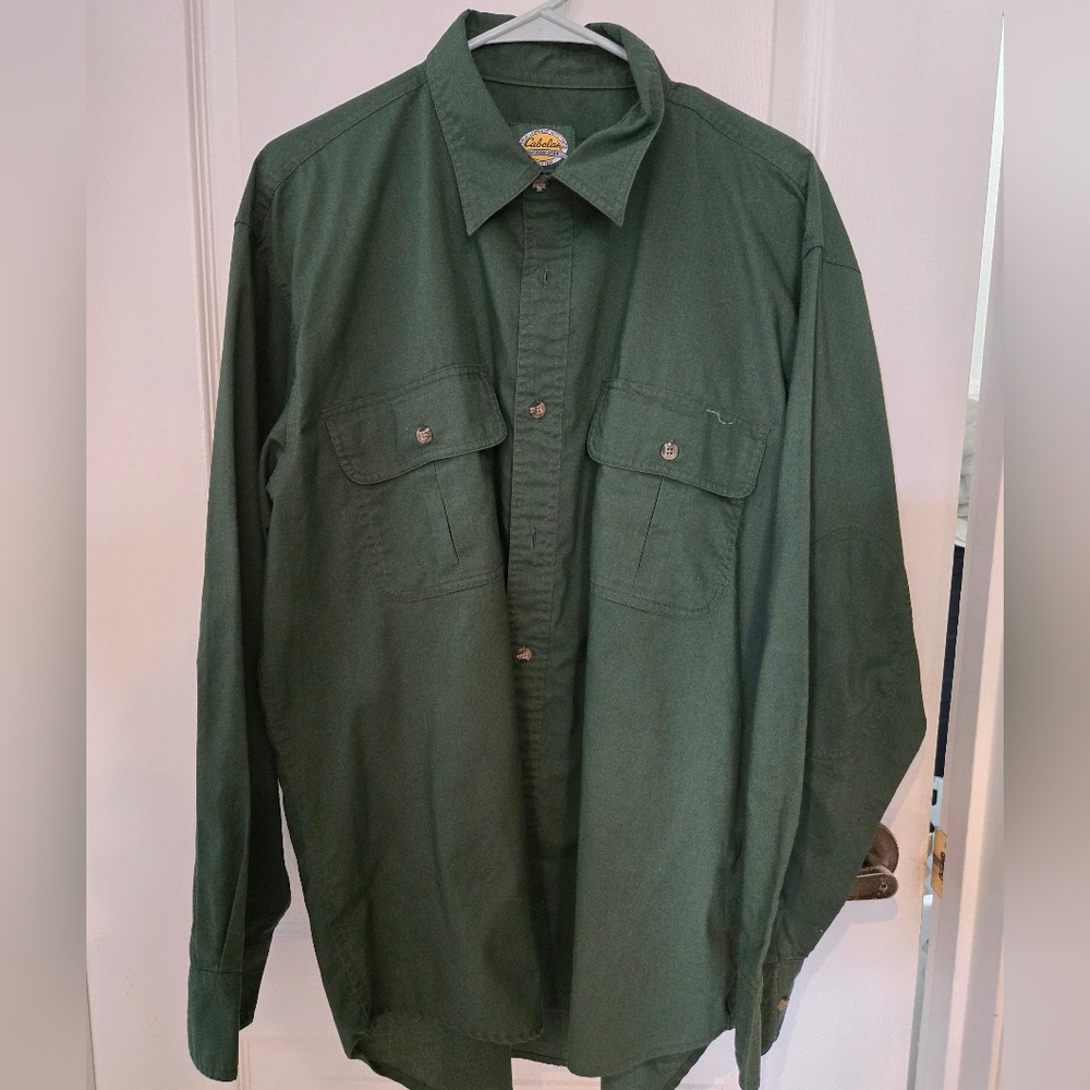 Cabela's Green Lightweight Shirt Jacket